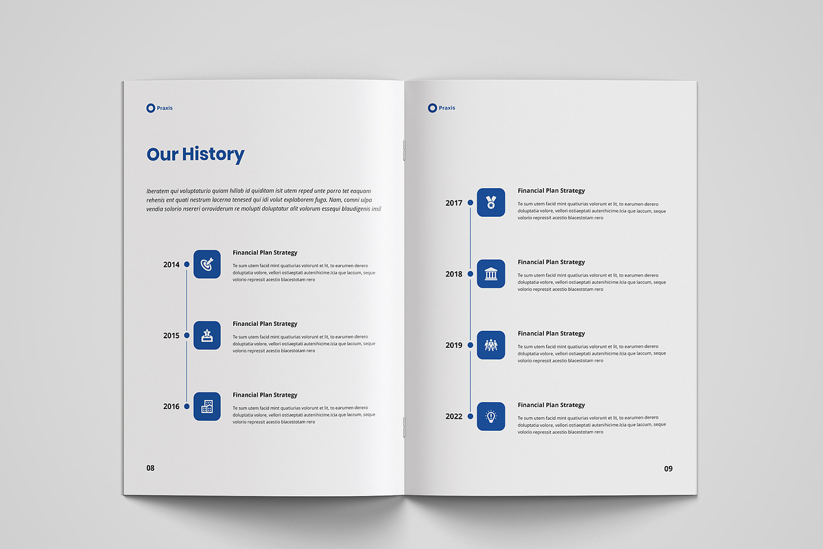 White Paper | MS Word & Indesign, a Brochure Template by azadcsstune (Photo 6 of 15)