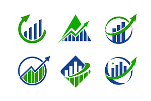 Financial Growth Business Chart Logo, a Branding & Logo Template by Signatoro