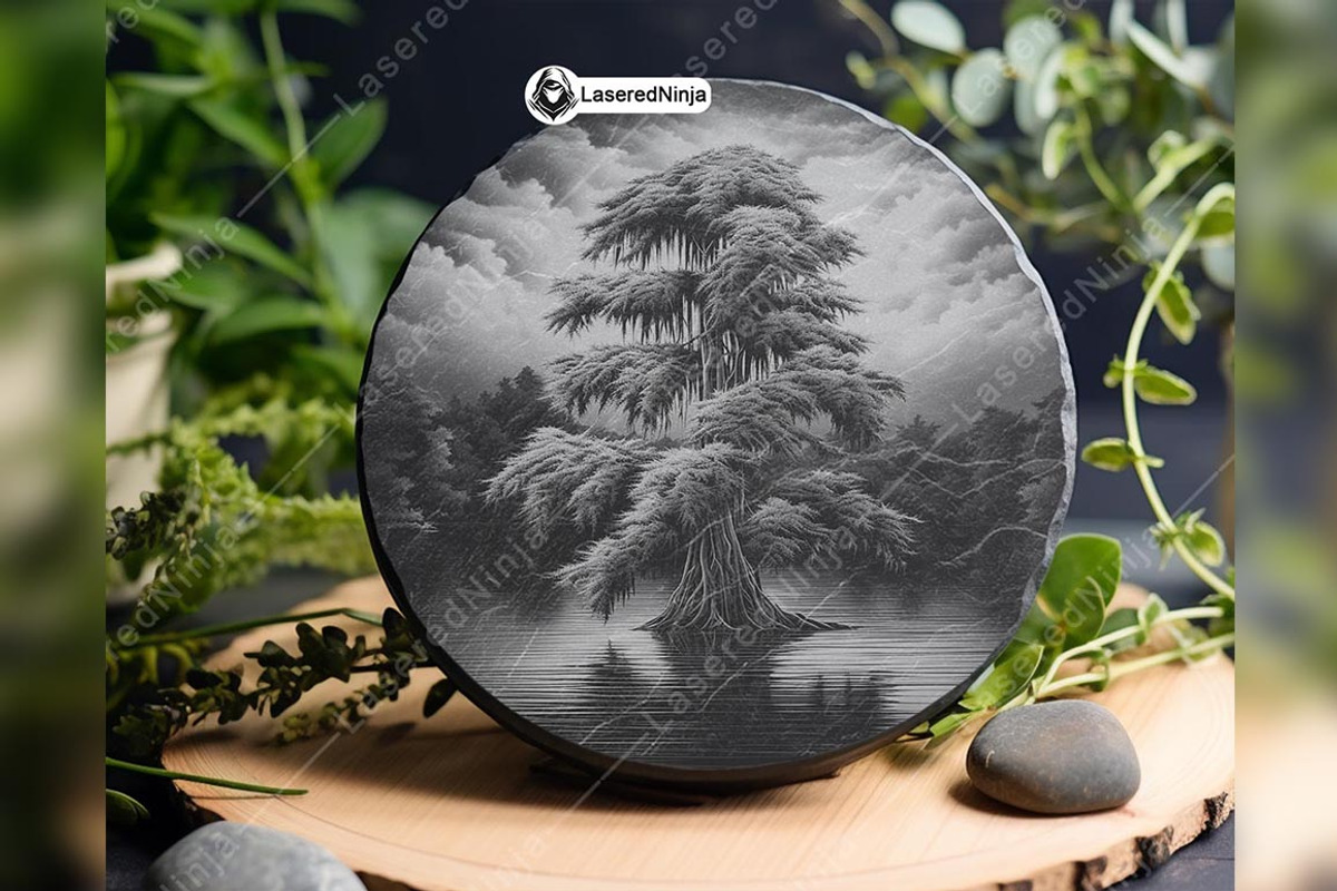 Bald Cypress Tree South Georgia Lake, a Background Graphic by LaseredNinja (Photo 4 of 7)