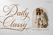 Mamylinus | Beautiful Calligraphy, a Serif Font by Denustudios (Thumbnail 3 of 12)