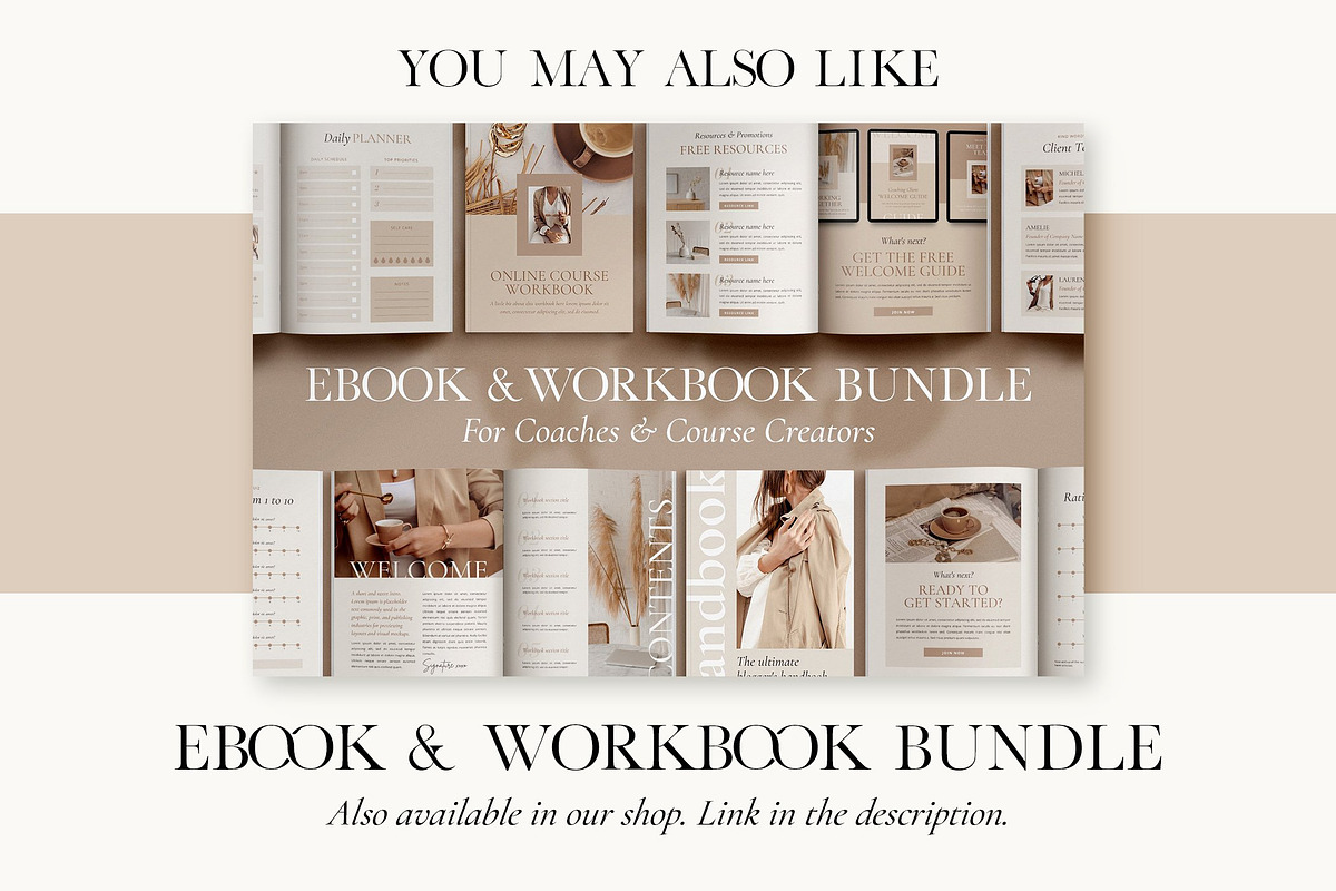 Elegant Workbook Template CANVA, a Magazine Template by Studio Loire (Photo 24 of 28)