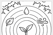 Manifestation Coloring Page, a Person Illustration by Nuvame Arts & Designs (Thumbnail 8 of 27)