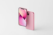 iPhone 13 Mockup, an iPhone Mockup by UFR_GRAPHIC (Thumbnail 2 of 7)