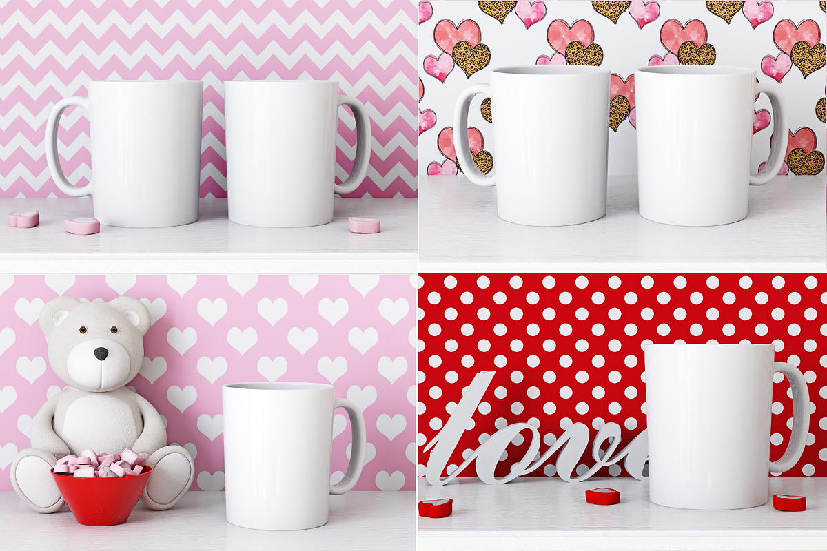 Mug Mockup Bundle (jpg) - 44, a Print Template by Mockup Shop (Photo 2 of 6)