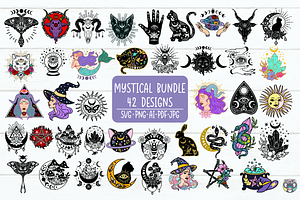 Halloween svg Bundle, Mystical svg