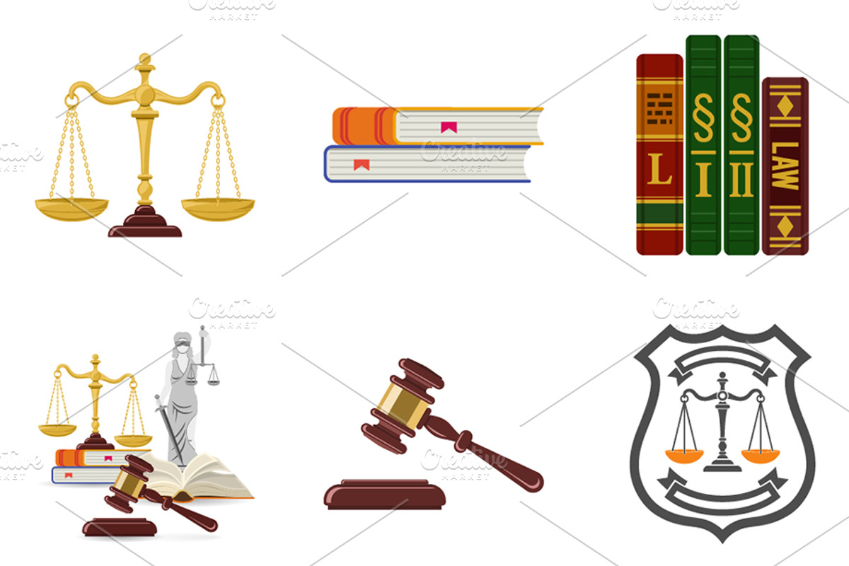Law and Justice Concepts, an Object Illustration by TAlex (Photo 2 of 7)