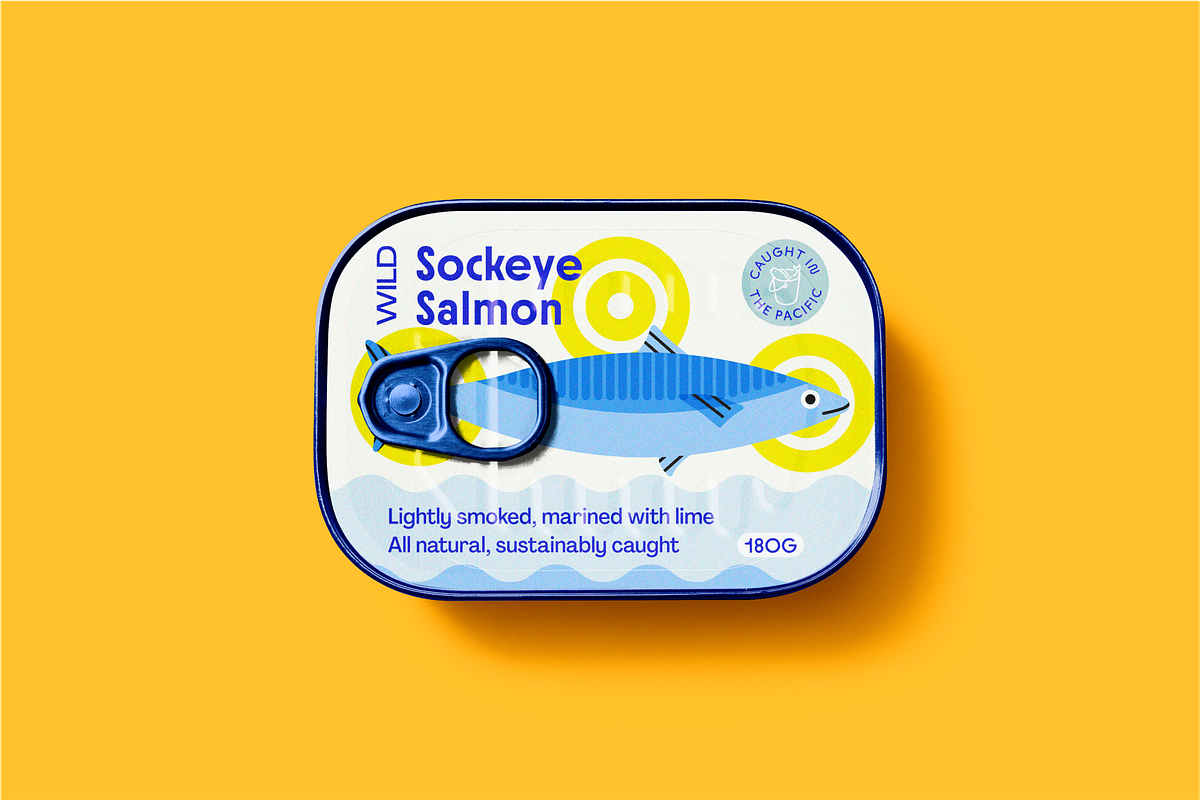 Single Can Tinned Fish Mockup, a Packaging Mockup by Jacob Waites (Photo 5 of 6)