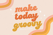 Happy Monday - Retro Groovy Fonts, a Sans Serif Font by HansCo Studio (Thumbnail 2 of 10)