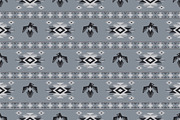 Monochrome Western Aztec Tribal, a Pattern Graphic by PPEthnicDecorPattern (Thumbnail 1 of 10)