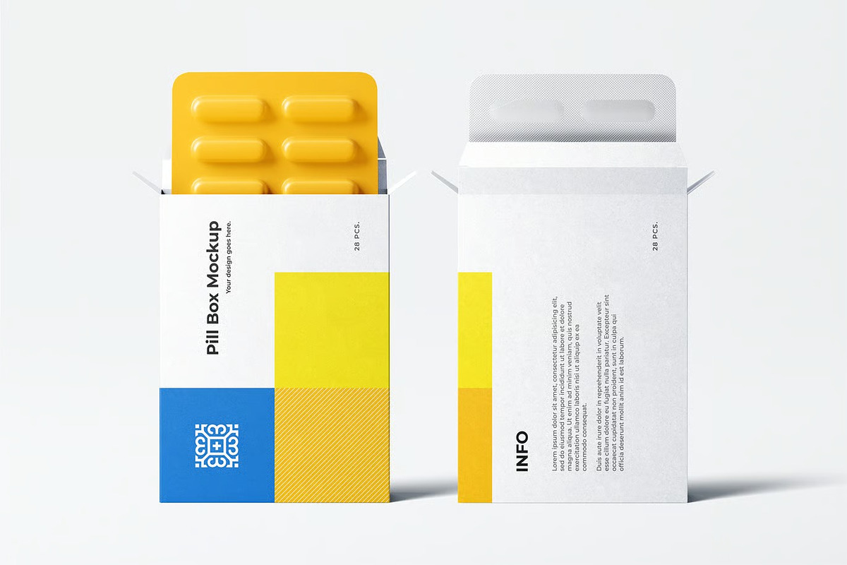Pill Box Mockup, a Product Mockup by zpackcreative (Photo 2 of 5)