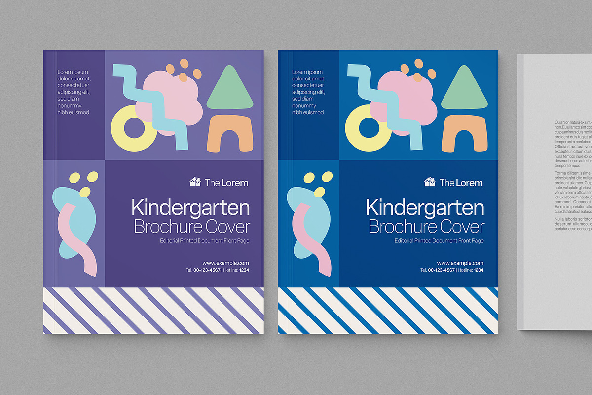 Kindergarten Brochure Cover Template, a Brochure Template by BrandPacks (Photo 3 of 6)