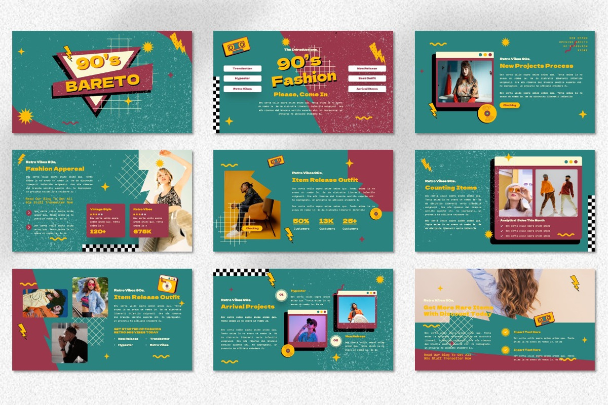 Bareto - New 90s Keynote, a Presentation Template by Dhabee (Photo 3 of 7)