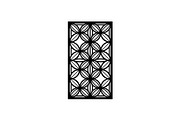 Black Geometric Pattern Panel SVG, an Object Graphic by jahid234 (Thumbnail 3 of 13)