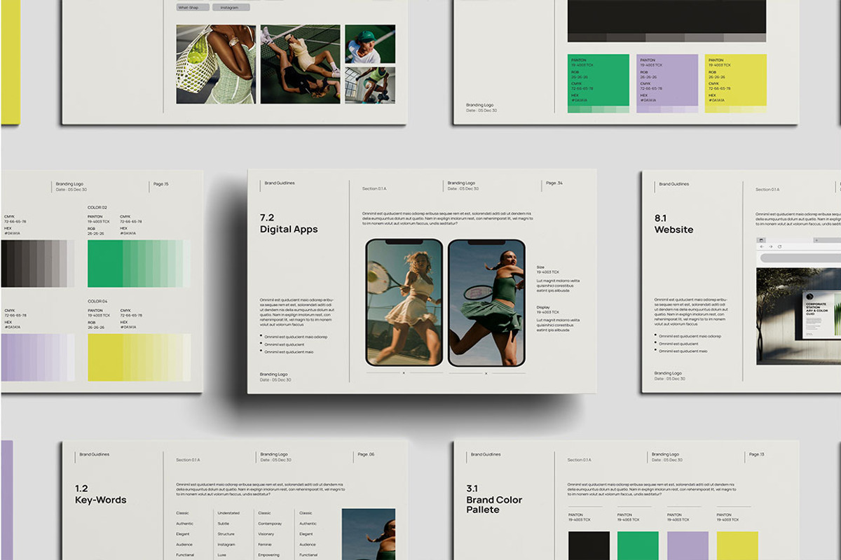 Brand Guidelines2 Brochure, a Brochure Template by yanindesign (Photo 2 of 6)