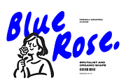 Bluerose - Imperfect Fonts, a Handwritten Font by ™Creasi (Thumbnail 1 of 5)