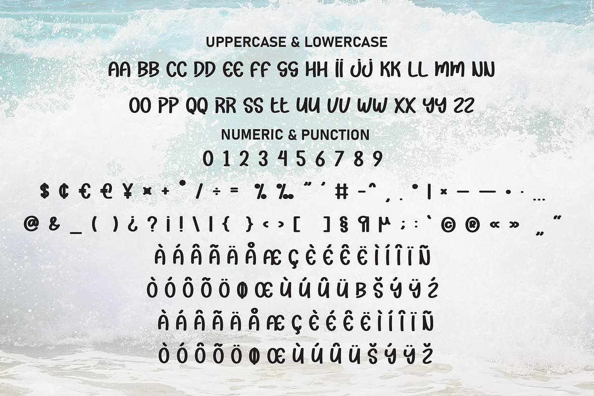 Beach Waves | Script Font, a Script Font by Scratchones (Photo 7 of 8)