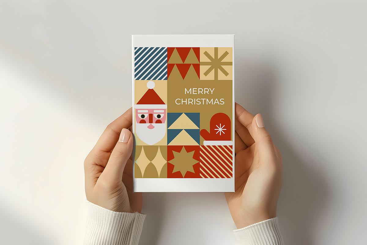Geometric Christmas collection, a Seasonal Illustration by yarynabo (Photo 5 of 13)