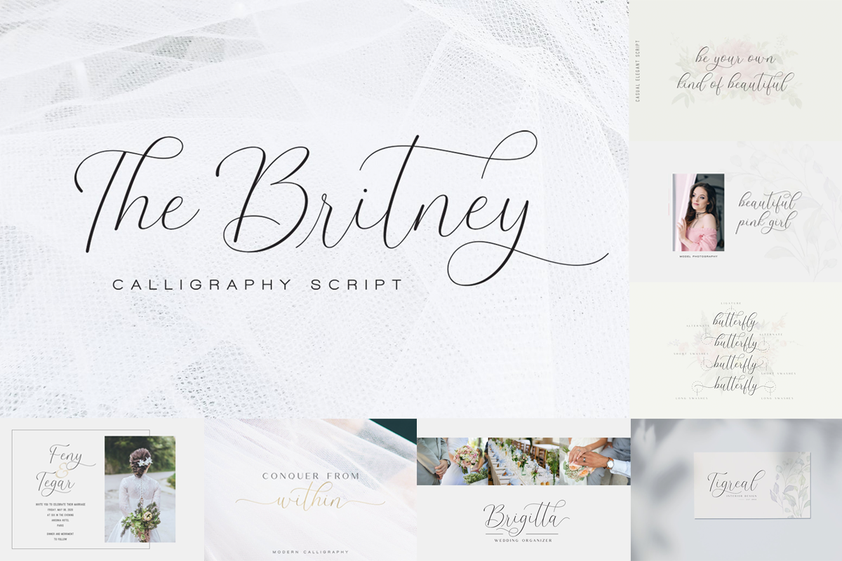 Best Wedding Bundle Font - 90% OFF, a Script Font by Dharmas Foundry (Photo 3 of 17)
