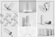 Beverage Can Mockup Set, a Packaging Mockup by Mego-studio (Thumbnail 7 of 7)