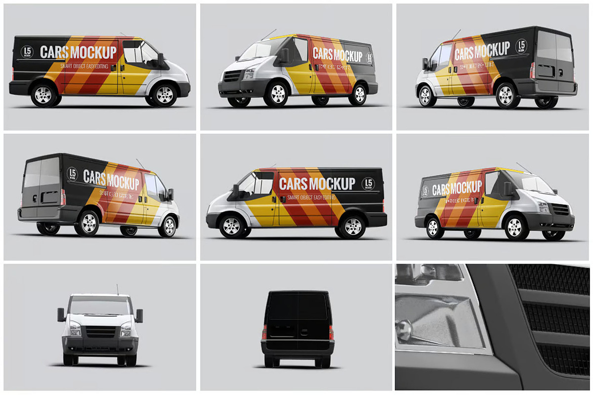 Van Mock-Up, a Product Mockup by Se٧enStudio (Photo 8 of 10)