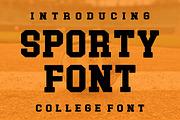 UNIVERSITY BASEBALL COLLEGE FONT, a Slab Serif Font by Fourteen Letter (Thumbnail 4 of 10)