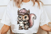 Quirky Animals PNG Clipart, an Illustration by Libby Wishes (Thumbnail 4 of 7)