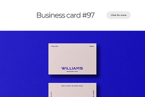 Business Card Mockup Template Bundle