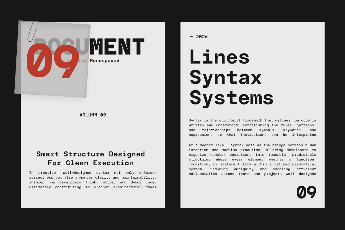 GC Basic Inktrap - Monospace, a Sans Serif Font by Glyphonic (Photo 8 of 15)