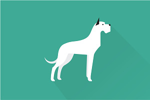 Great Dane Dog Icon