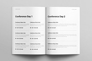 Conference Agenda Template, a Brochure Template by E-Type (Thumbnail 4 of 7)