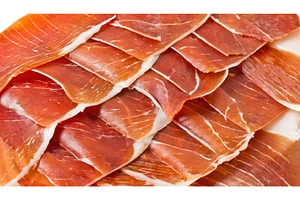 Thin slices of prosciutto ham, a Food & Drink Photo by Igor Tichonow