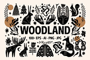 Woodland Bundle, an Animal Illustration by Annie Konst (Thumbnail 1 of 29)