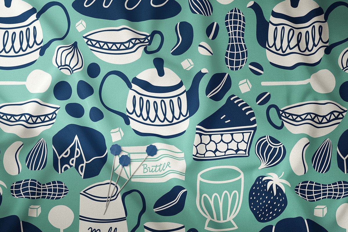 Folky Feast Graphic Collection, a Food Illustration by rouxsupplyco (Photo 7 of 12)