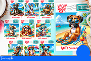 holiday dog breeds mega bundle, an Animal Illustration by TanuschArts (Thumbnail 11 of 24)