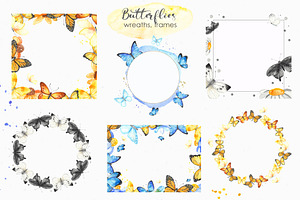 Butterflies Watercolor Collection