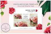 Red Roses Postcard Flyer Template, a Flyer Template by Nordic.Arg (Thumbnail 1 of 2)