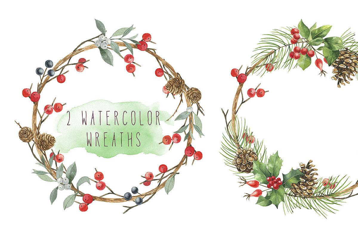 Christmas Florals&Birds, an Illustration by PS_patterns (Photo 4 of 5)