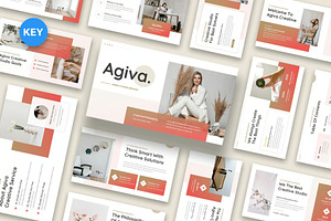 agiva agency studio creative keynote, a Presentation Template by Fit-tee