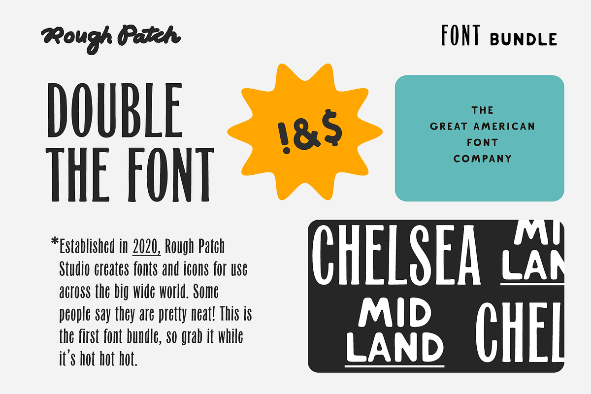 Vintage Font Bundle, a Font by Rough Patch Studio (Photo 8 of 15)