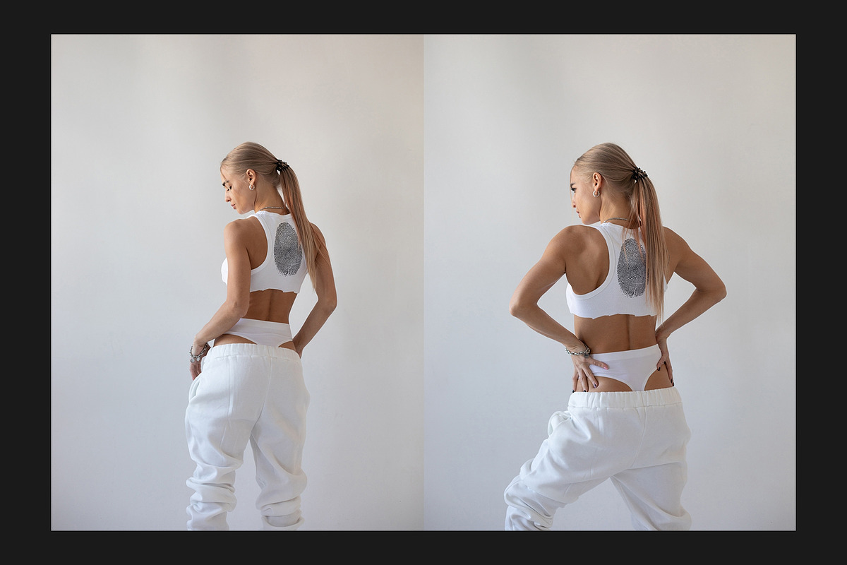 Sport Pants and Tank-Top Mock-Up Set, a Bottom Mockup by Freeman Studio (Photo 9 of 15)