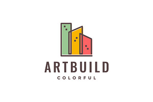 building city art single line logo, a Branding & Logo Template by devastd