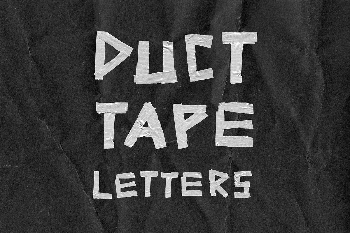 Duct Tape Letters, an Object Graphic by secret-cache (Photo 1 of 3)