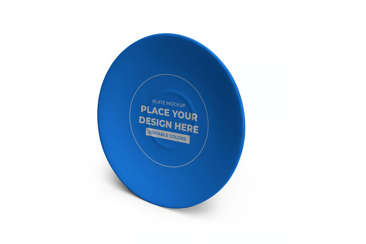Plate Dish Mockup Template Set, a Household Mockup by DesignRushMarket (Photo 2 of 11)