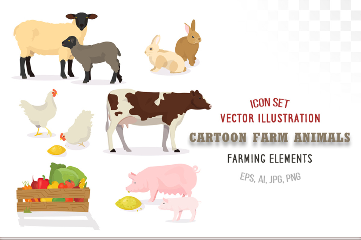 Farmer animals., an Icon by WalnutBird (Photo 2 of 2)