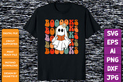 Booooks Groovy Ghost Halloween Book, an Education Illustration by Vignette.IT (Thumbnail 3 of 3)