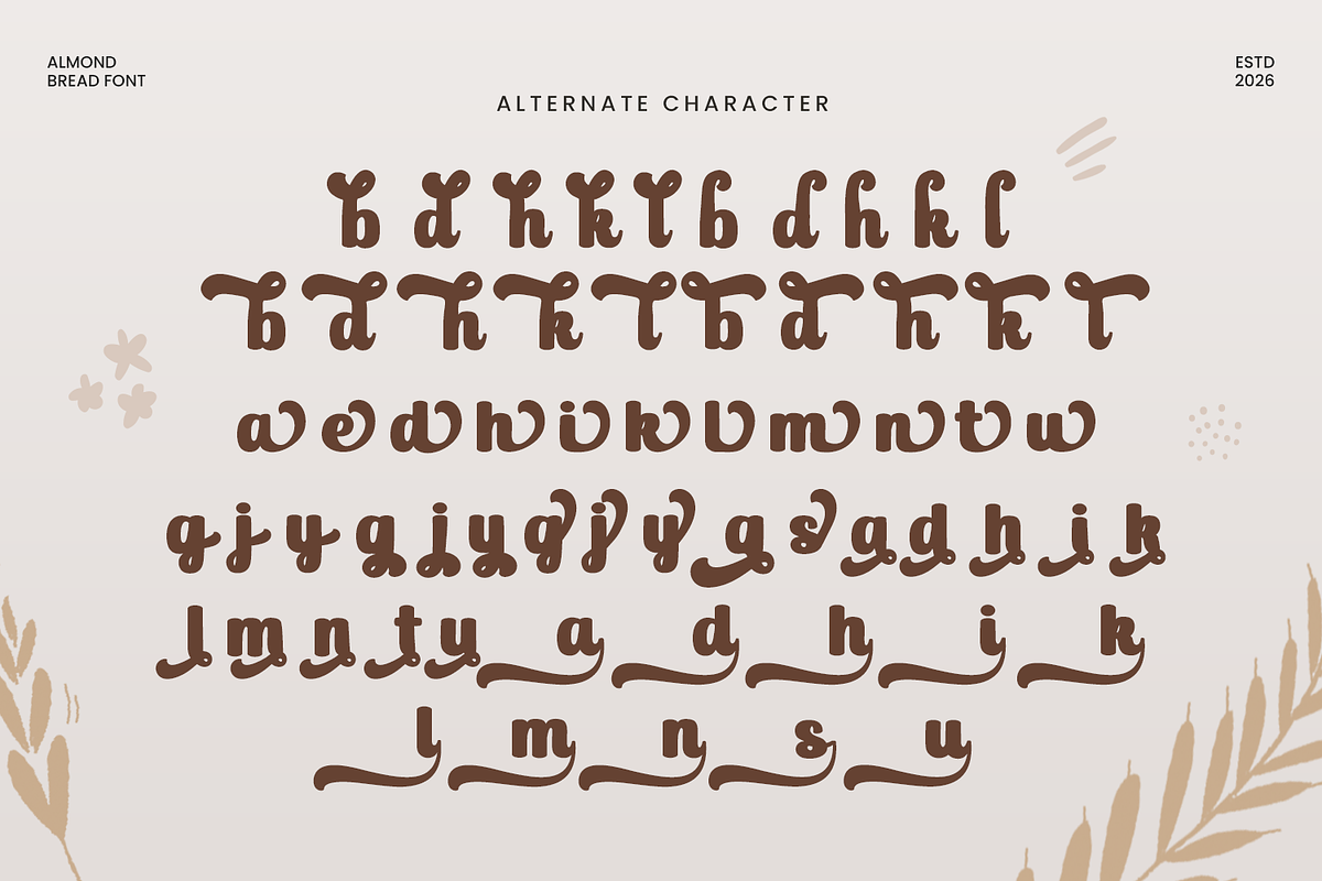 Almond Bread - Bold Script Font, a Handwritten Font by Mozatype (Photo 8 of 8)