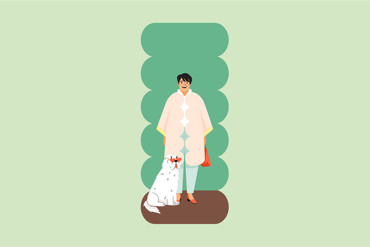 Mobile phone wallpaper bundle, a Person Illustration by Cami Draws (Photo 6 of 6)