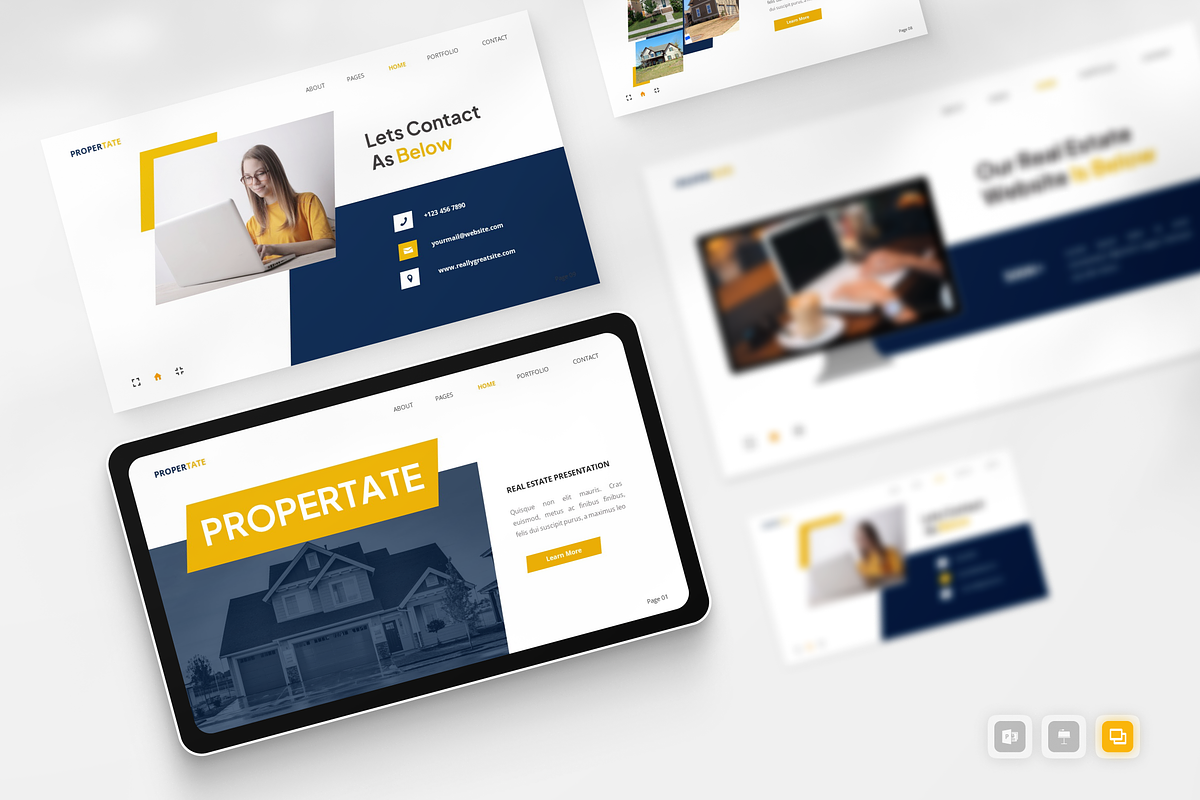 Real Estate Presentation GoogleSlide, a Presentation Template by Annora Studio (Photo 1 of 5)