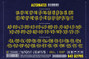 Morant Chastor Typeface, a Blackletter Font by alit design (Thumbnail 8 of 17)