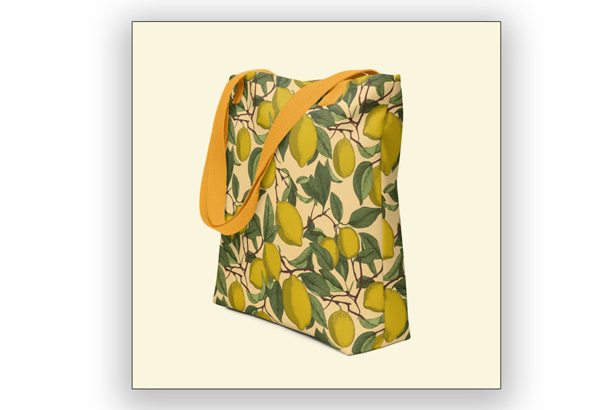 Citrabelle - Lemon Seamless Pattern, a Food Illustration by Brush Berry Studios (Photo 3 of 4)